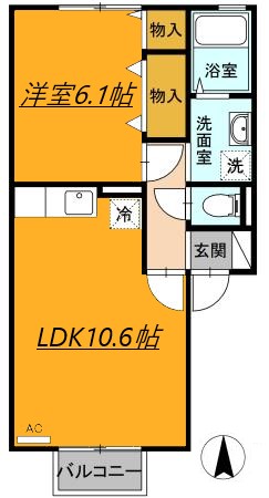 クラレンスホワイトIIの間取り