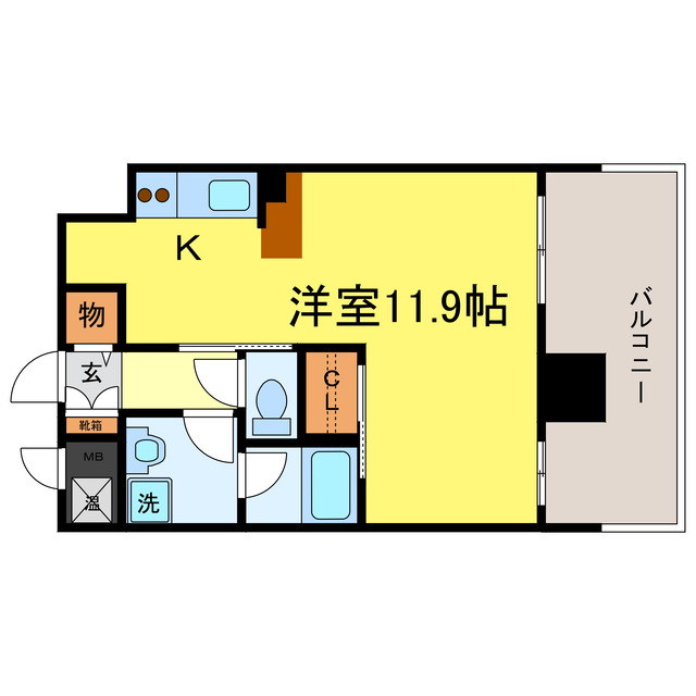 大津市打出浜のマンションの間取り