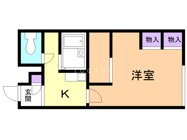 レオパレス忠和の間取り