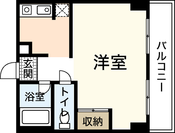 広島市中区堺町のマンションの間取り