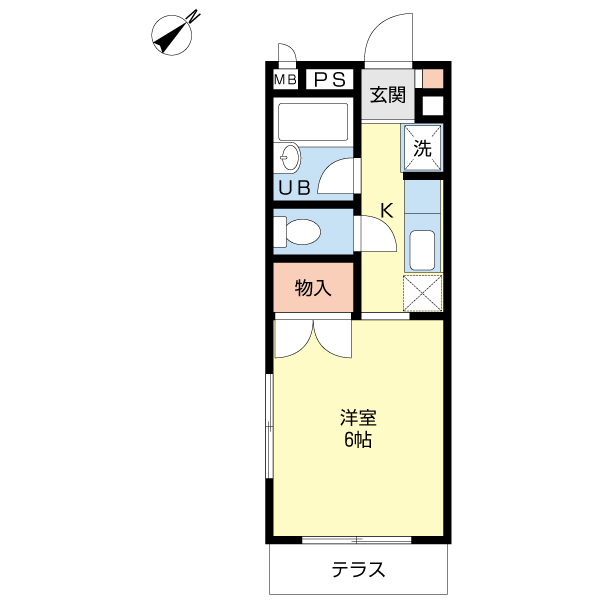 ベルガーネットＡの間取り