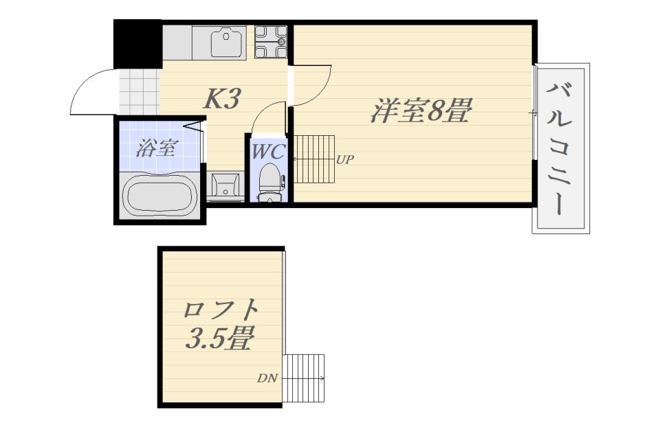 【丸善高麗ハイツの間取り】