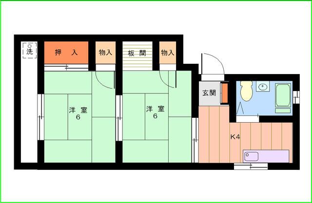 藤村コーポの間取り