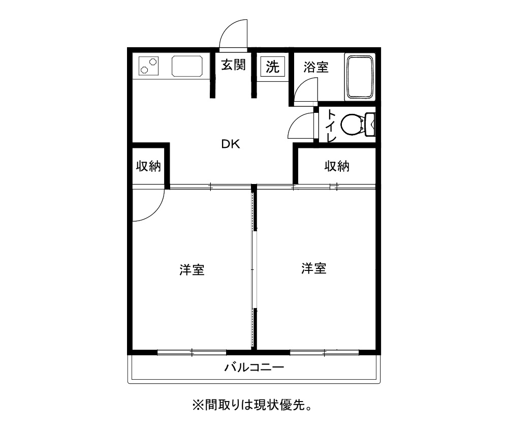 平野台ハイツの間取り