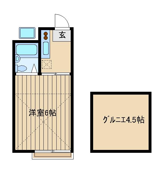 【コーポ美研の間取り】