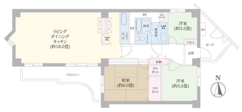 検見川パークハウスの間取り