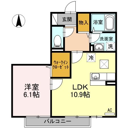 ジュネスIIの間取り