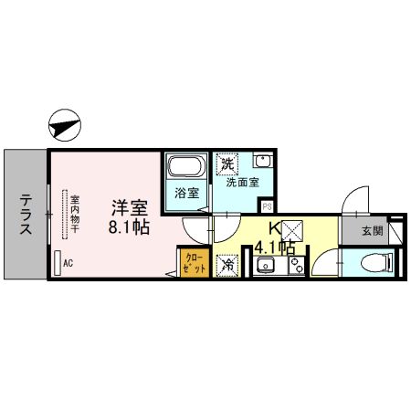 フォーレスト曼殊院の間取り