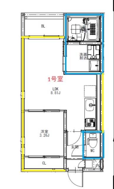 REGALEST花園の間取り