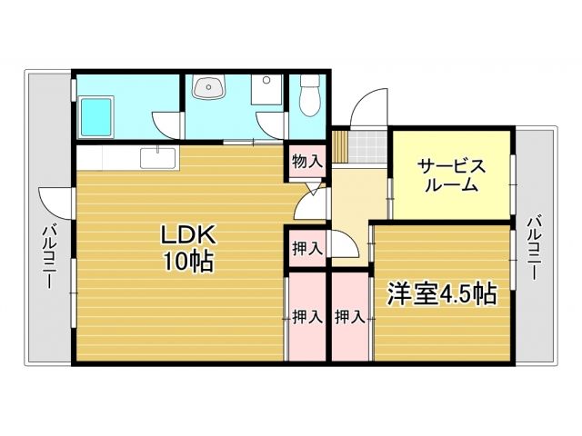 オアシス中曽根の間取り