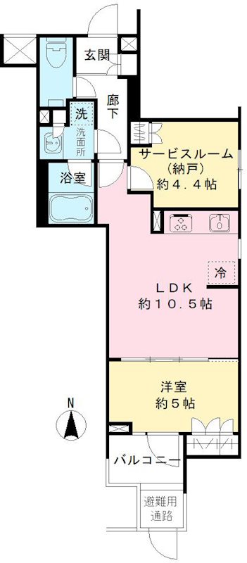 オープンレジデンシア祖師谷の間取り