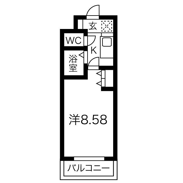 コーラル観月の間取り