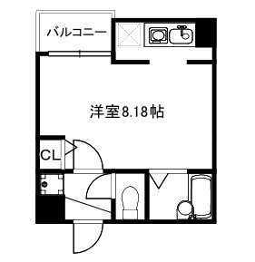 【京都市南区吉祥院九条町のマンションの間取り】