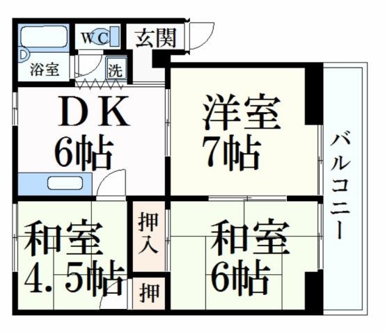 ヴィラ・Iの間取り