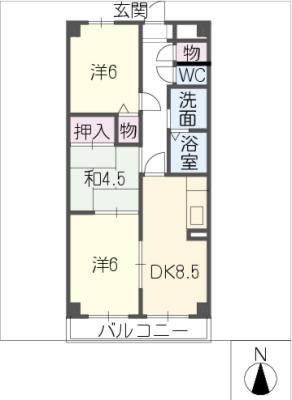 サンサイドテラスの間取り