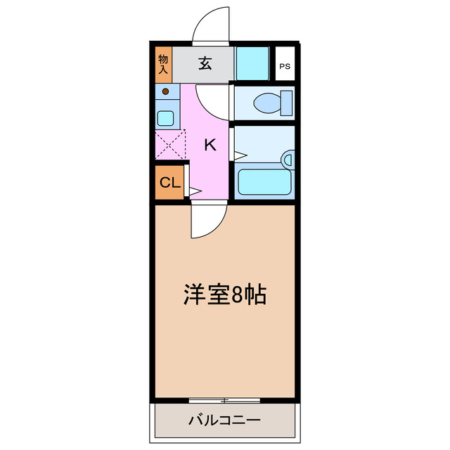 【ベルコート三好Iの間取り】