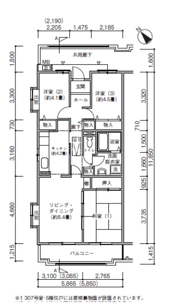 コーポレート和光新倉の間取り