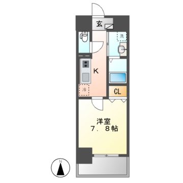 リヴシティ浅間町(旧ブランボヌール浄心）の間取り