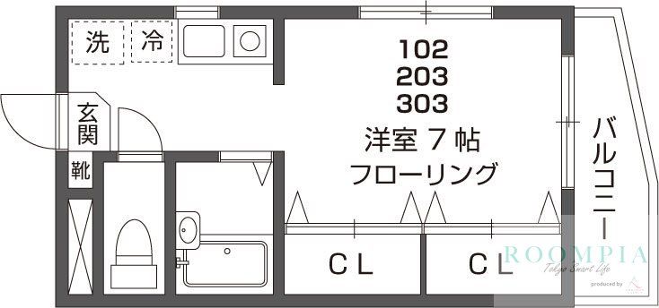 エクセル高輪の間取り