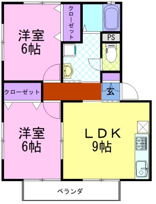 トレステラ　A棟の間取り