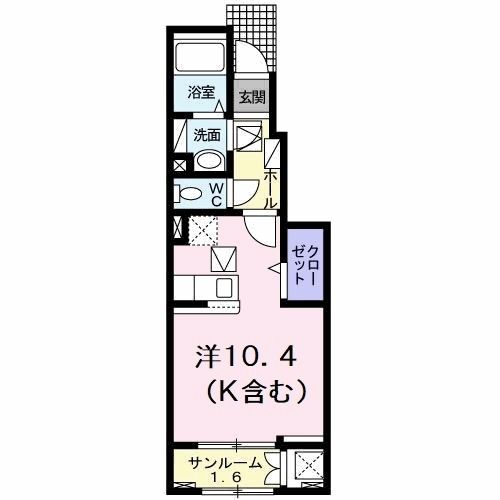 ベル　ルミエール　南IIIの間取り