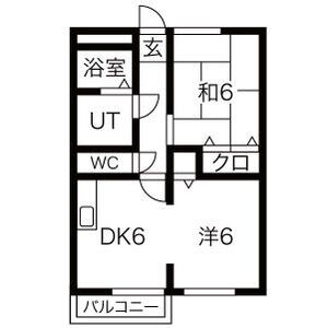 サンビレッジAの間取り