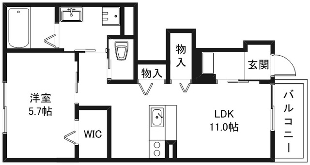 ヒル　クオーレの間取り