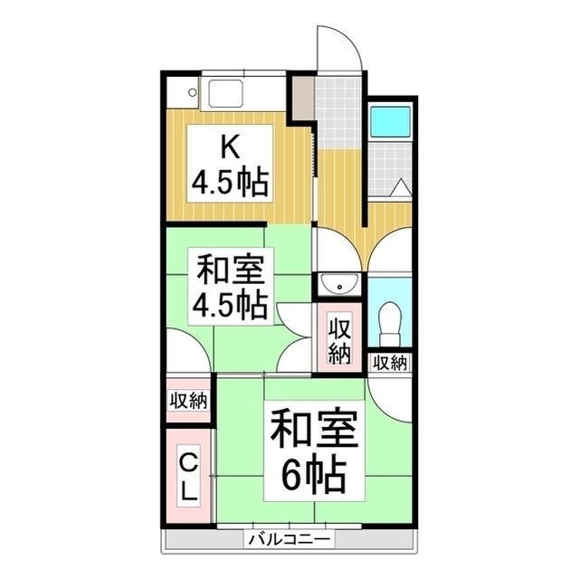 堀内アパートの間取り