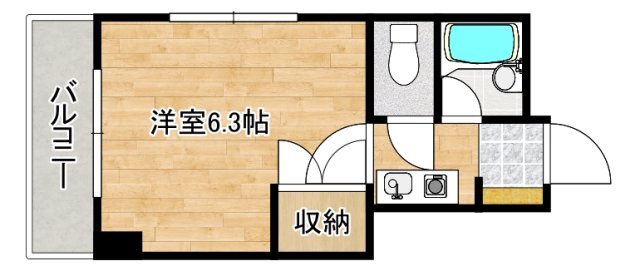 エステート24東雲の間取り