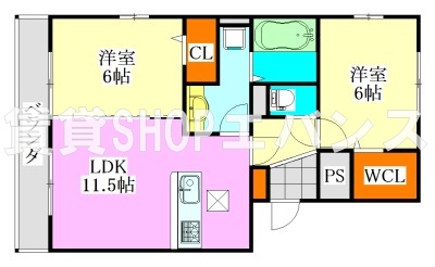 ヴェルコンフォールの間取り