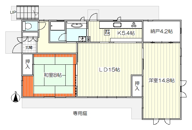 クレストハイムの間取り