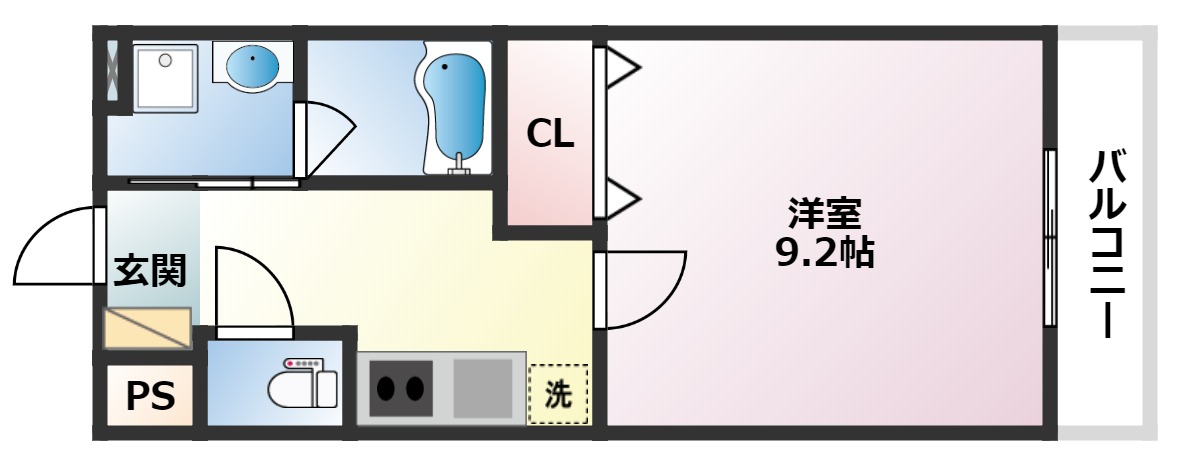 シュロスフォンツヴァイの間取り