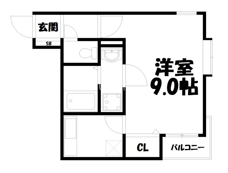 メゾンベリーイーストの間取り