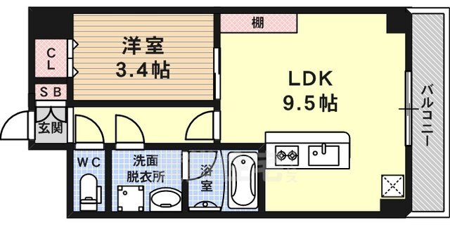 メゾンドリベルテの間取り