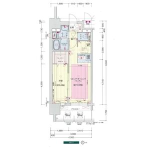 プレサンス大須観音駅前の間取り