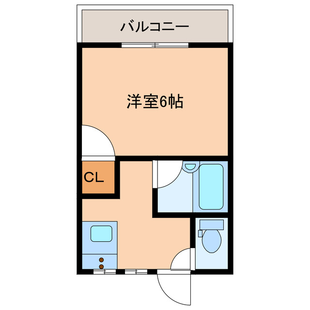 若山ハイツの間取り