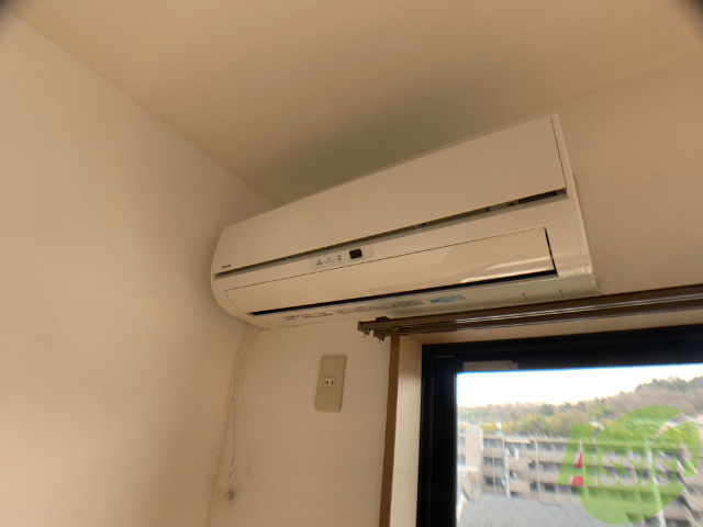 その他設備　エアコンが設置してありますので、寒暖対策もばっちり。