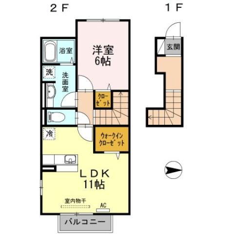 アリエッタ　Ａ棟の間取り
