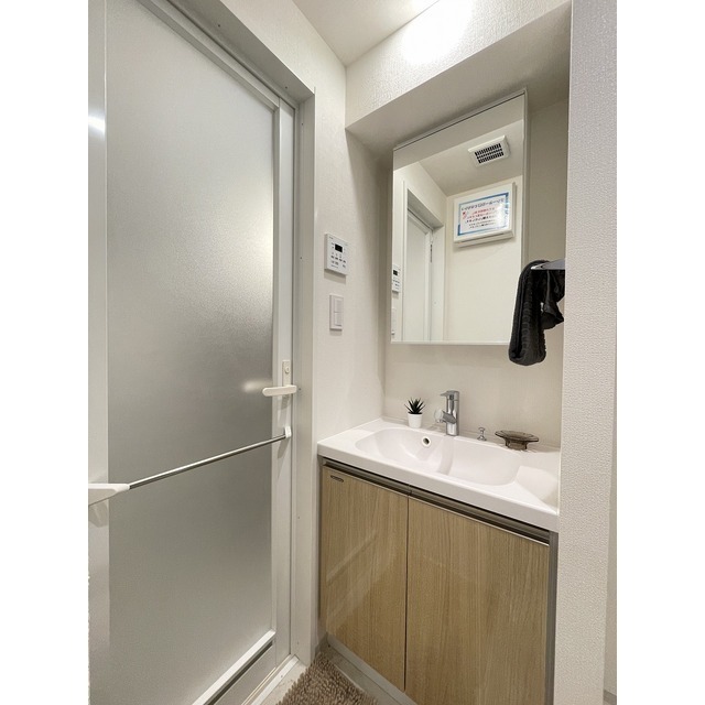 洗面設備　家具・家電の備え付けはありません