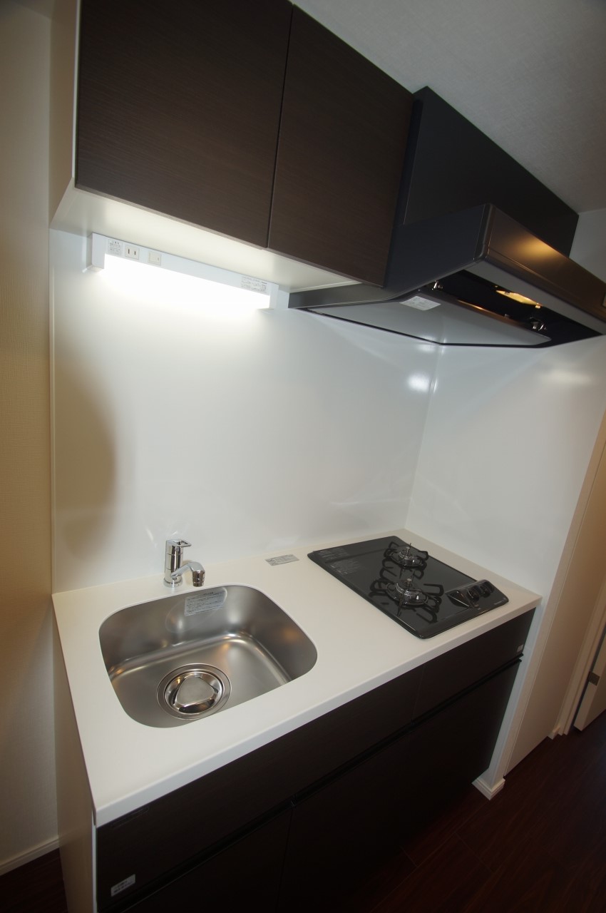 キッチン　ガスコンロ付のキッチン