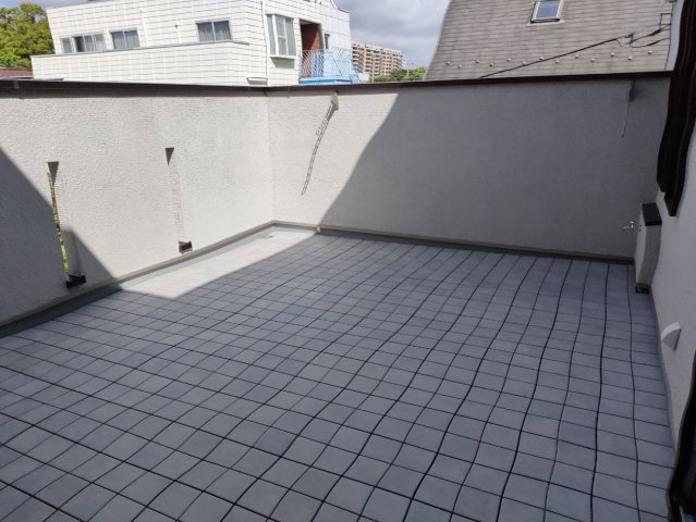 バルコニー　広々としたバルコニーです