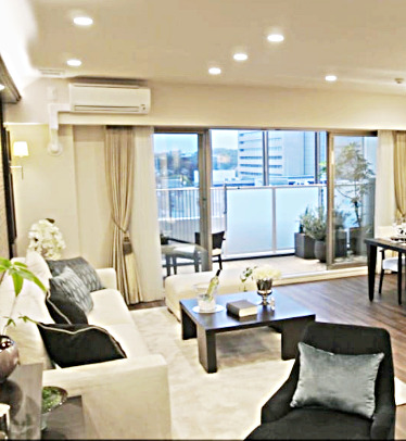 居室・リビング　【分譲タイプ♪南向き】人気のキッチンカウンタータイプ♪