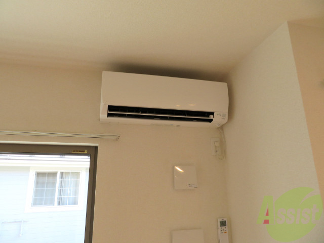 その他設備　エアコンも設置されてます。毎日の杭ら市が快適になりますね。
