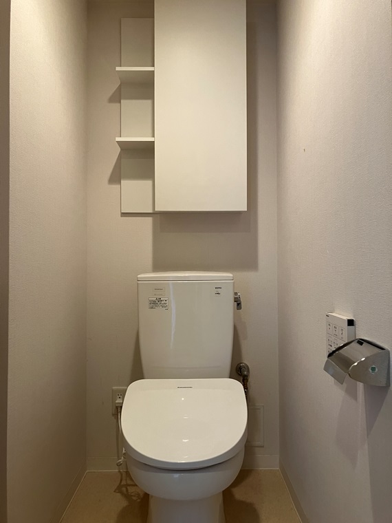 トイレ　ゆったりとした空間のトイレです