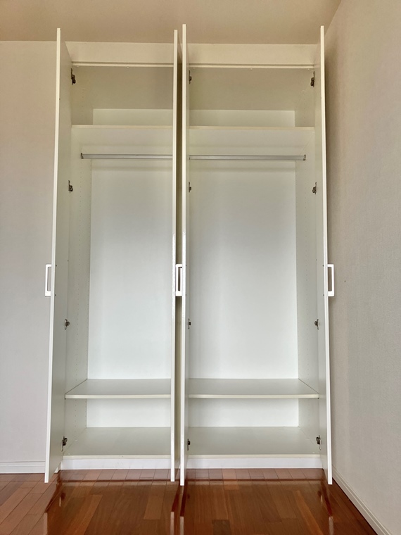 収納　収納があります