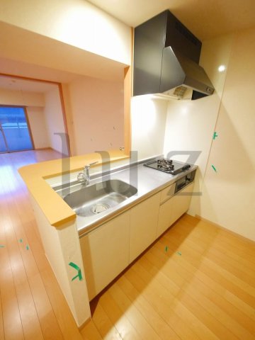 キッチン　2口コンロのシステムキッチンです！