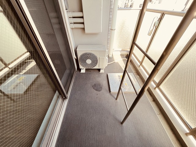 バルコニー　広々としたバルコニーです