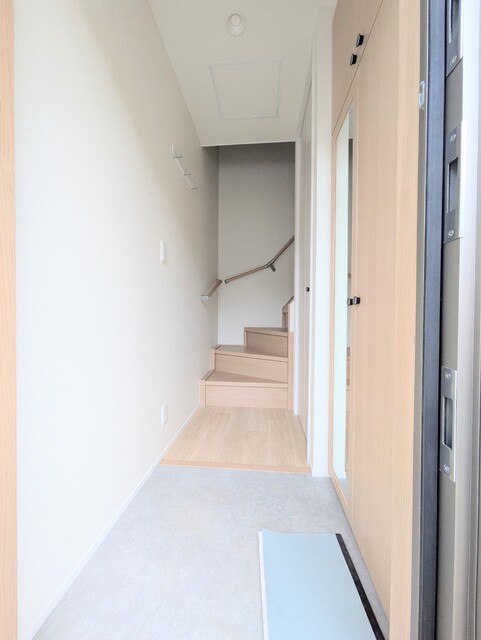 玄関　※建築中の写真です※２０２６年３月撮影