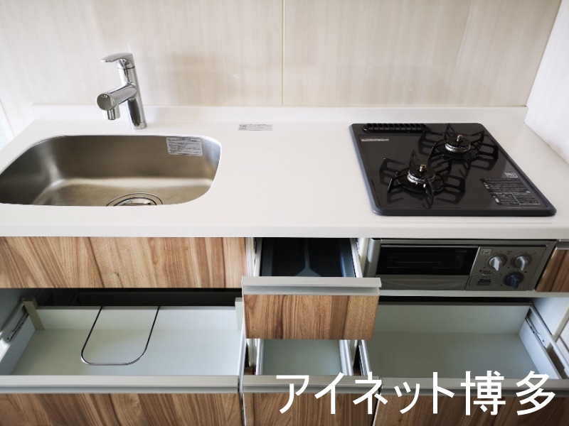 キッチン　オシャレなキッチンで料理も楽しくなりそう