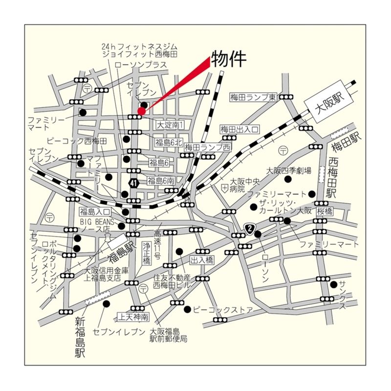 ＪＲ大阪環状線 福島駅 徒歩8分 13階建 築11年のその他写真